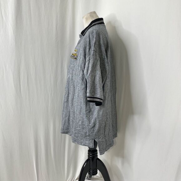 Miller Genuine Draft Men’s XL Vintage Polo Shirt LA Loving Black and Grey - Picture 6 of 9